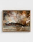 Where Heaven Meets Earth | Framed Canvas Print