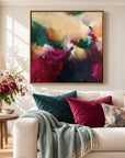 The Mother framed canvas print – living room close-up