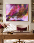 The Gift original artwork in a oak float frame — office | Nicola Bird