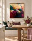 The Mother original artwork in an oak float frame — kitchen | Nicola Bird