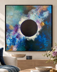 The Sorceress original artwork in a black float frame — cropped hero | Nicola Bird