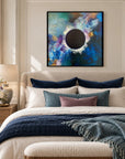 The Sorceress original artwork in a black float frame — bedroom | Nicola Bird