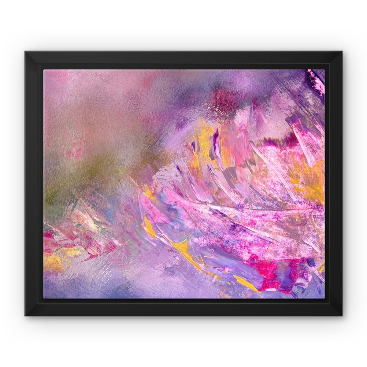 The Messiness of Love Framed Canvas