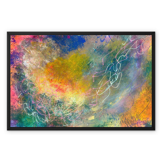 Unbridled Enthusiasm Framed Canvas