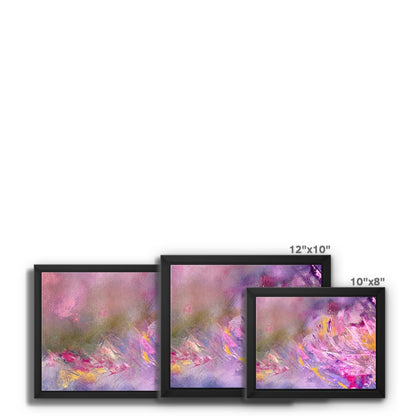 The Messiness of Love Framed Canvas