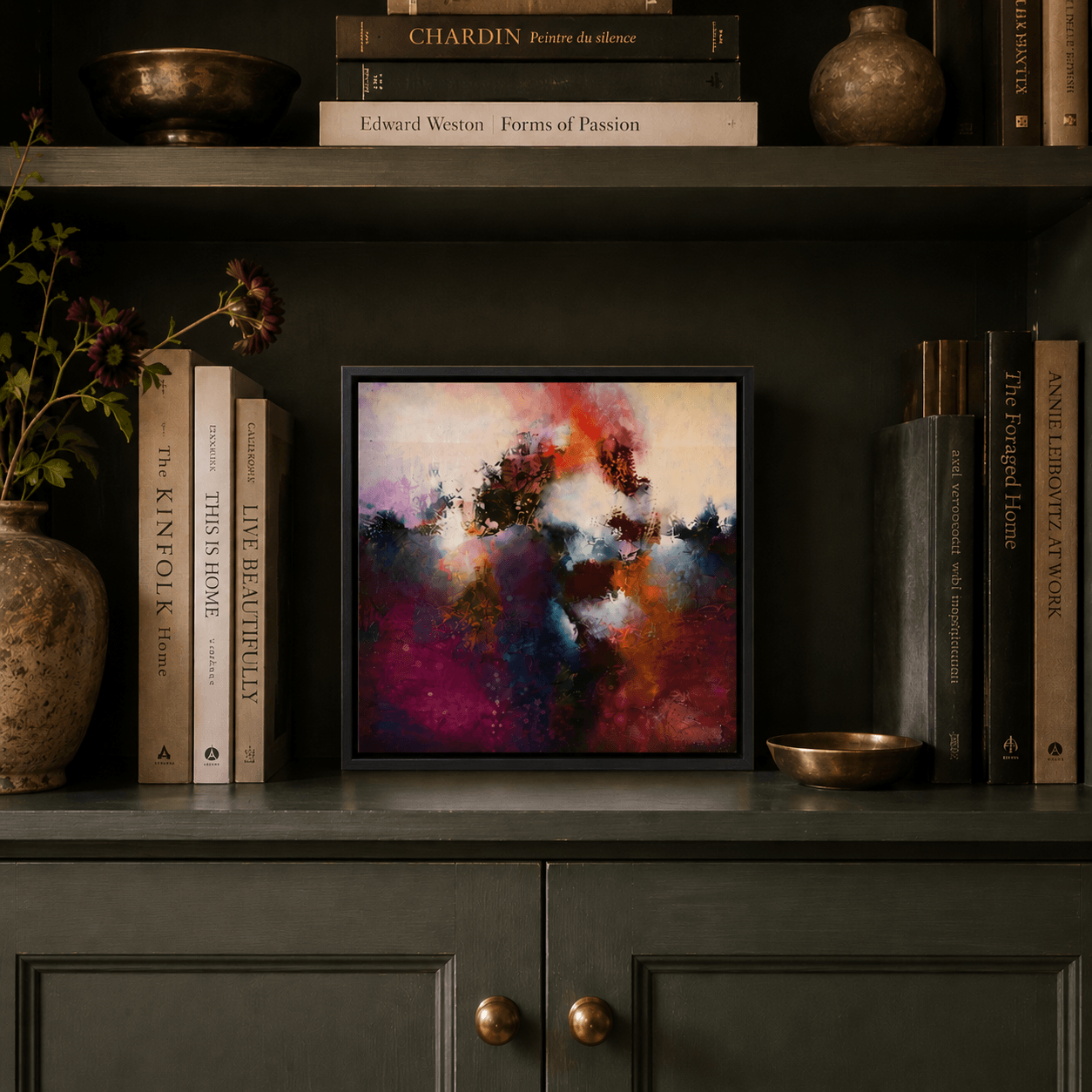 Sunrise Ruby | Framed Canvas Print