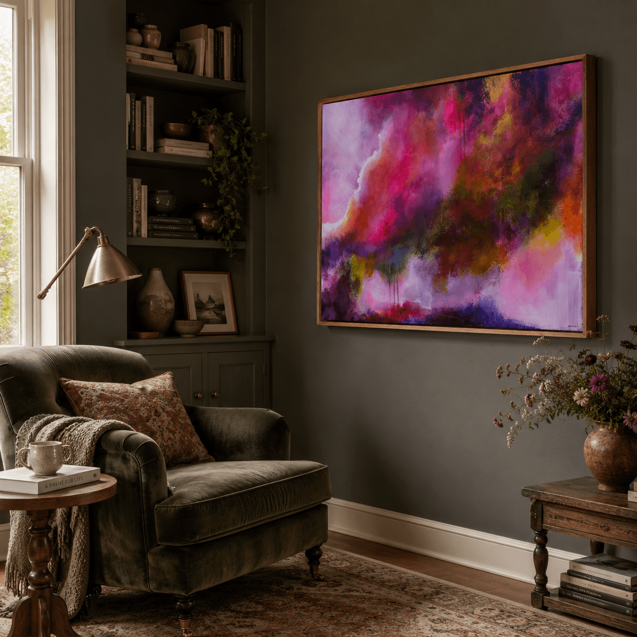 The Gift | Framed Canvas Print
