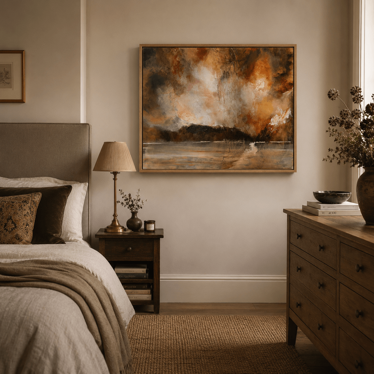 Where Heaven Meets Earth | Framed Canvas Print