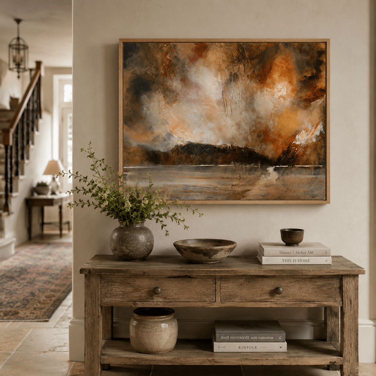 Where Heaven Meets Earth | Framed Canvas Print