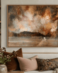 Where Heaven Meets Earth | Framed Canvas Print