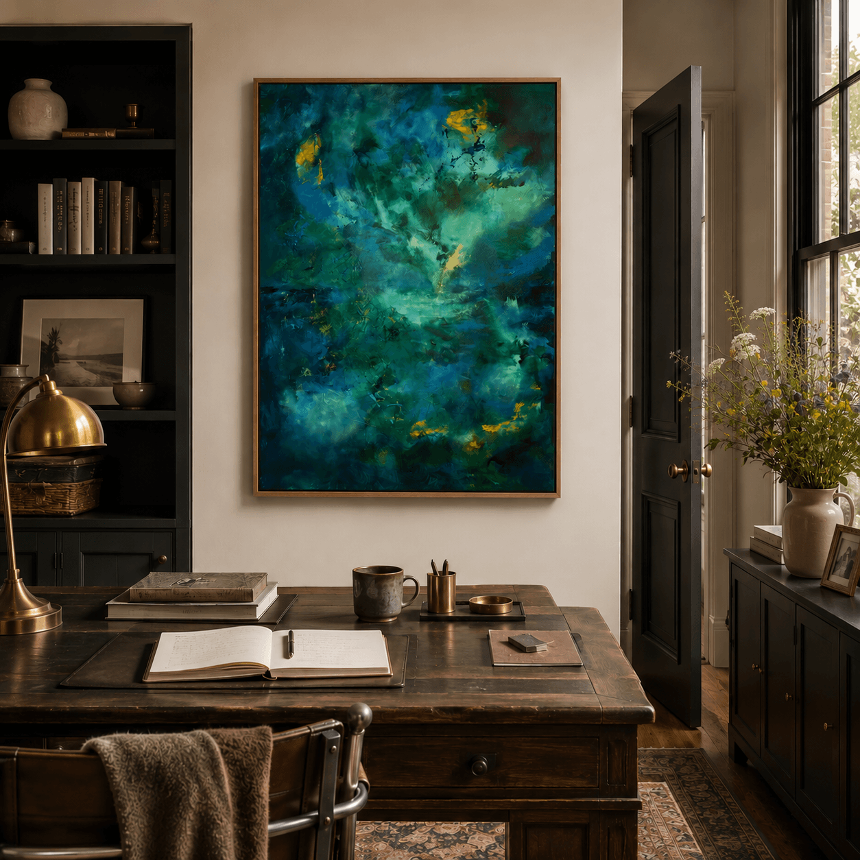 Kymopoleia | Framed Canvas Print