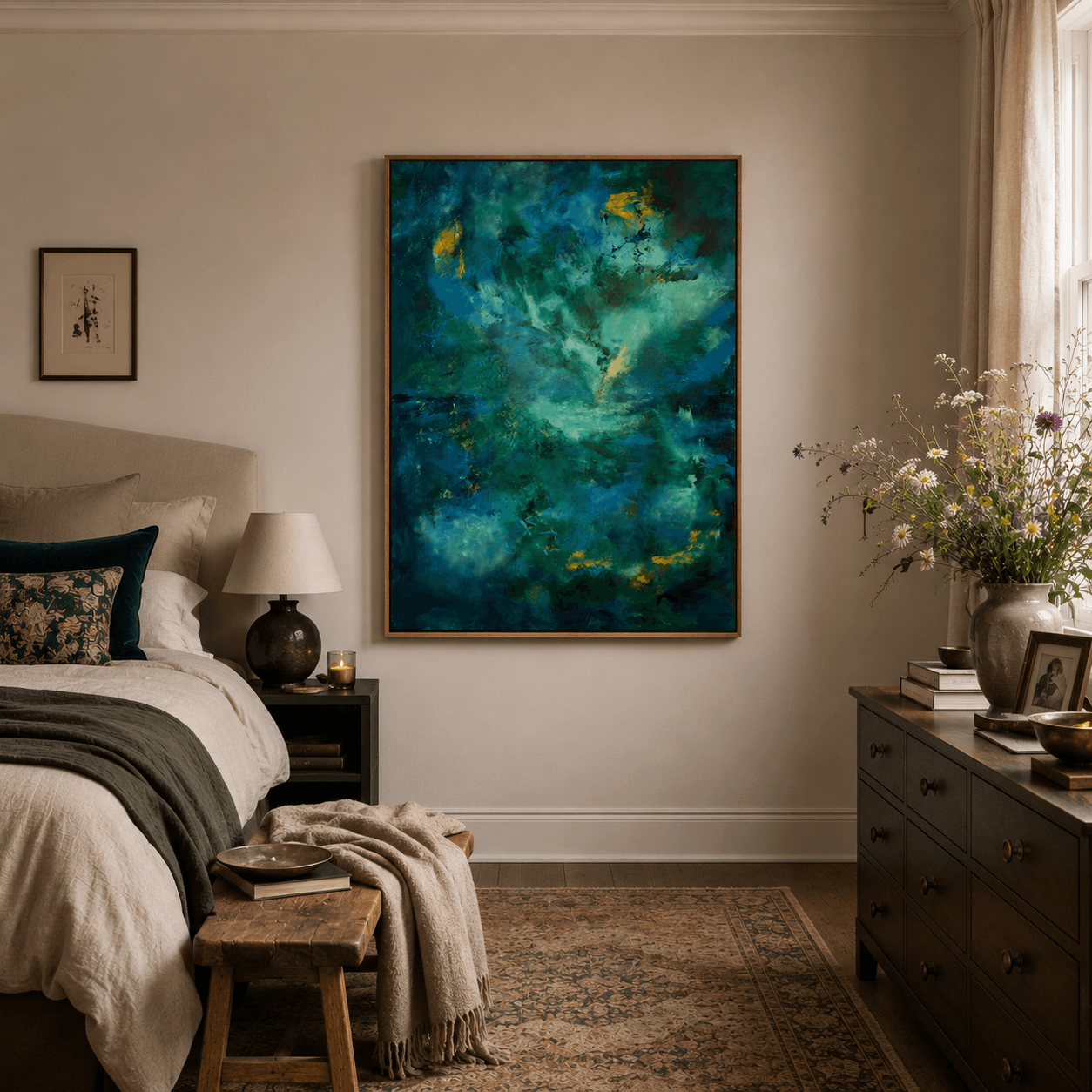 Kymopoleia | Framed Canvas Print