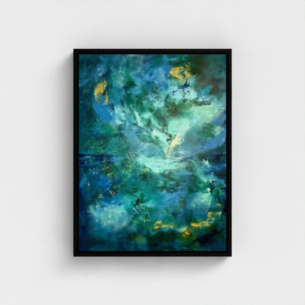 Kymopoleia | Framed Canvas Print