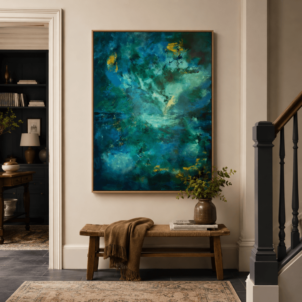 Kymopoleia | Framed Canvas Print