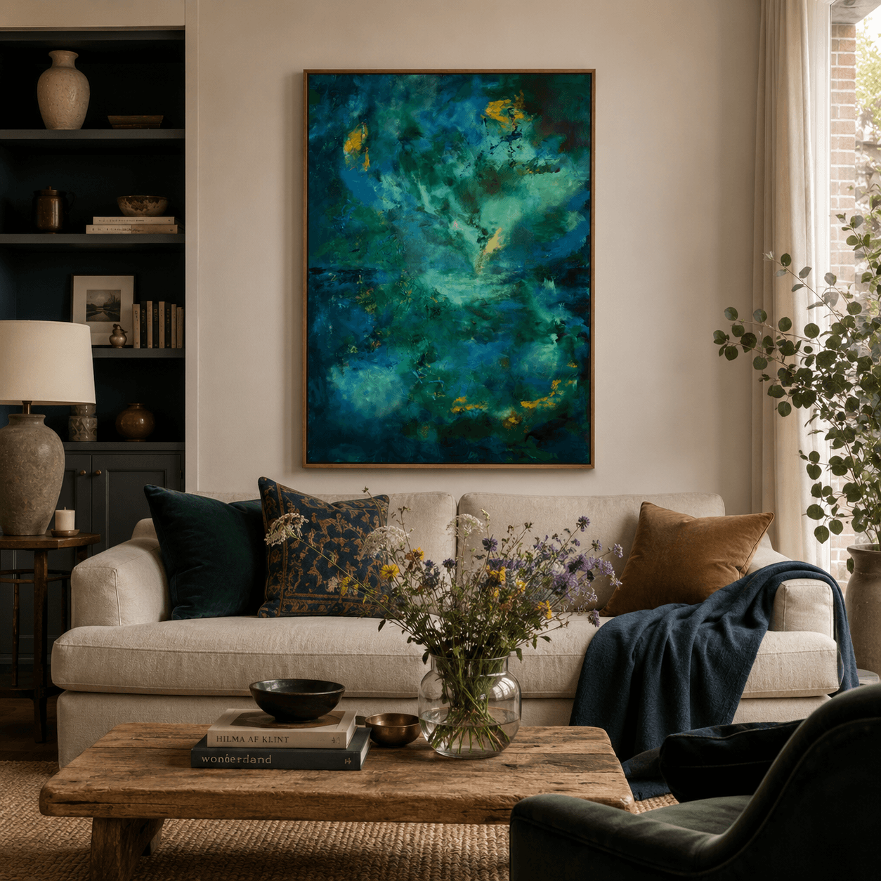 Kymopoleia | Framed Canvas Print