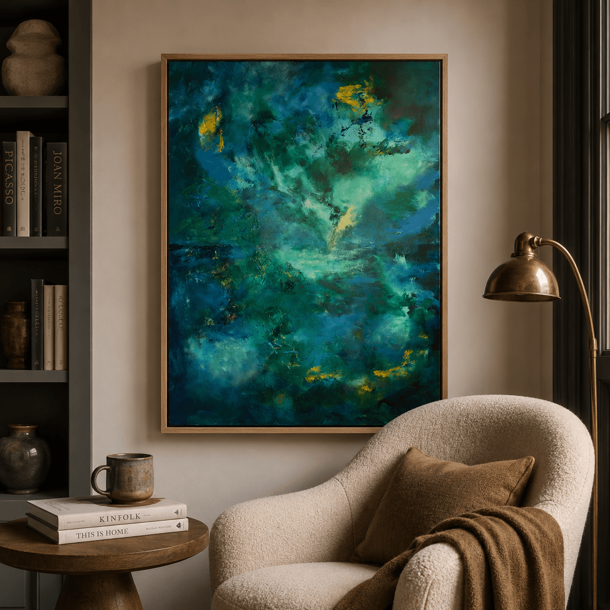 Kymopoleia | Framed Canvas Print