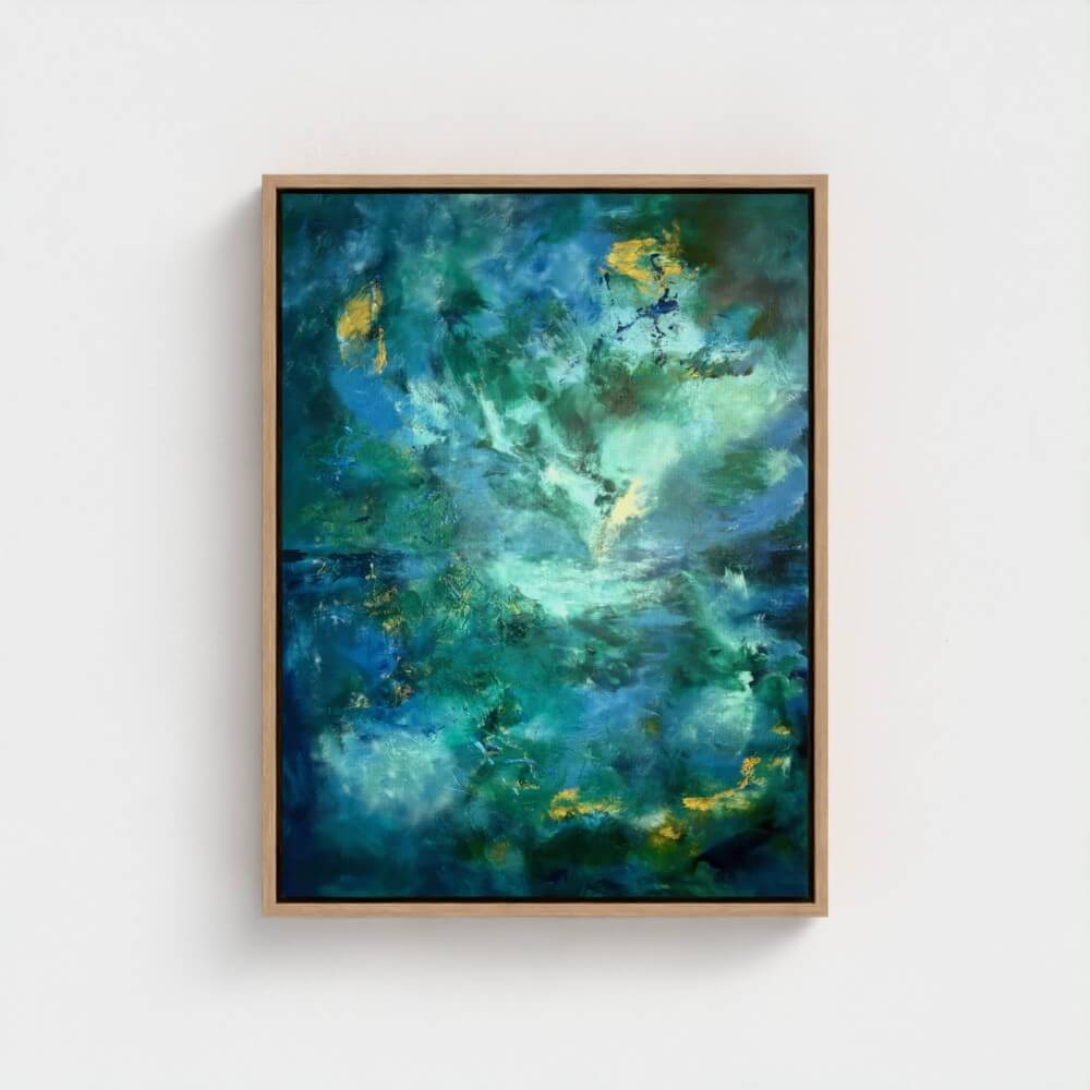 Kymopoleia | Framed Canvas Print