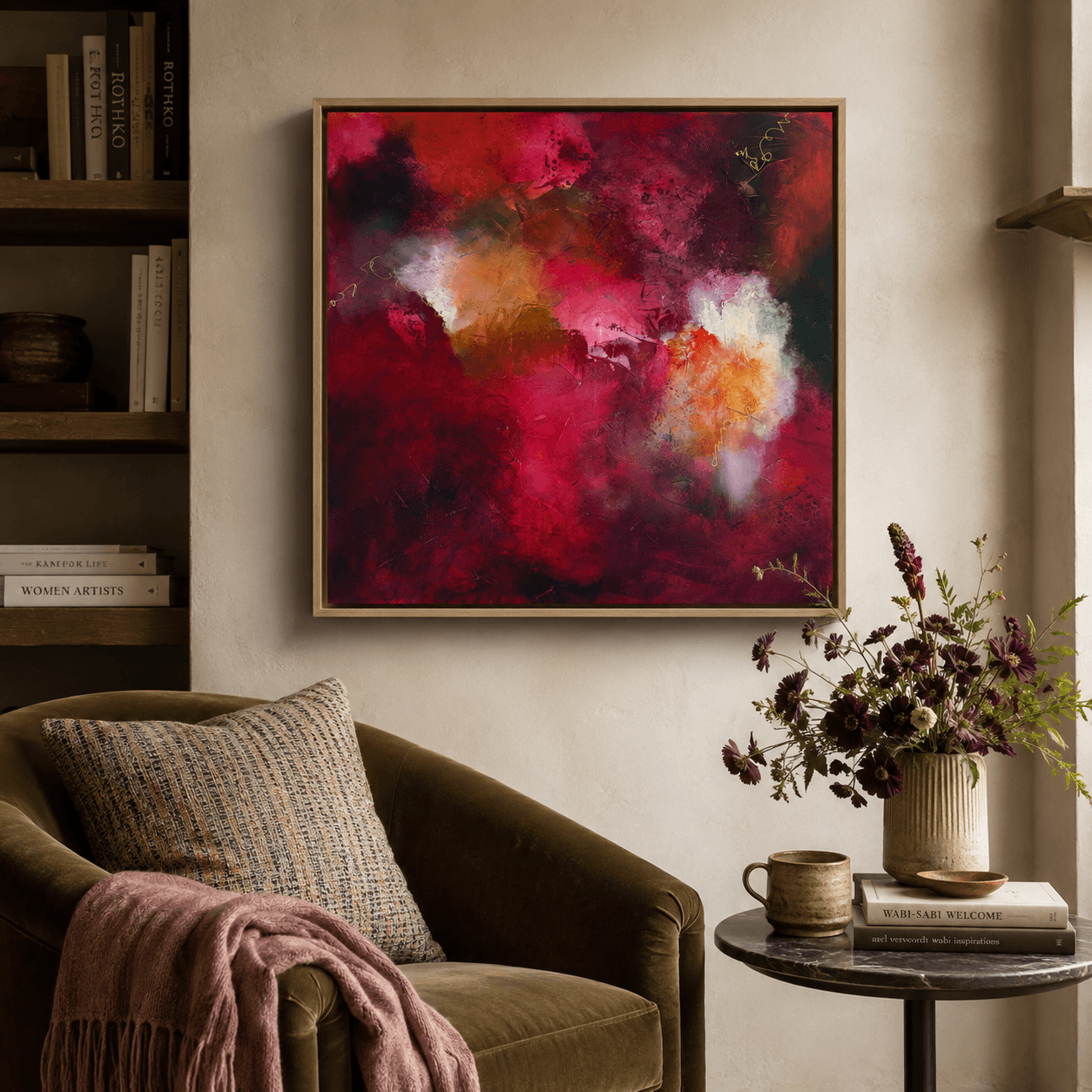 The Lover | Framed Canvas Print