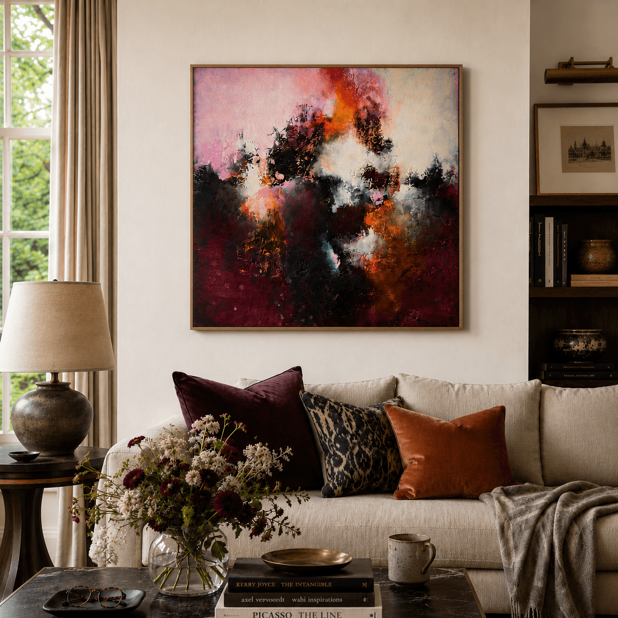 Sunrise Ruby | Framed Canvas Print
