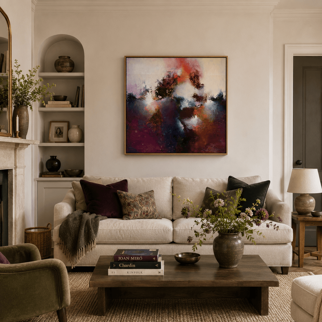 Sunrise Ruby | Framed Canvas Print