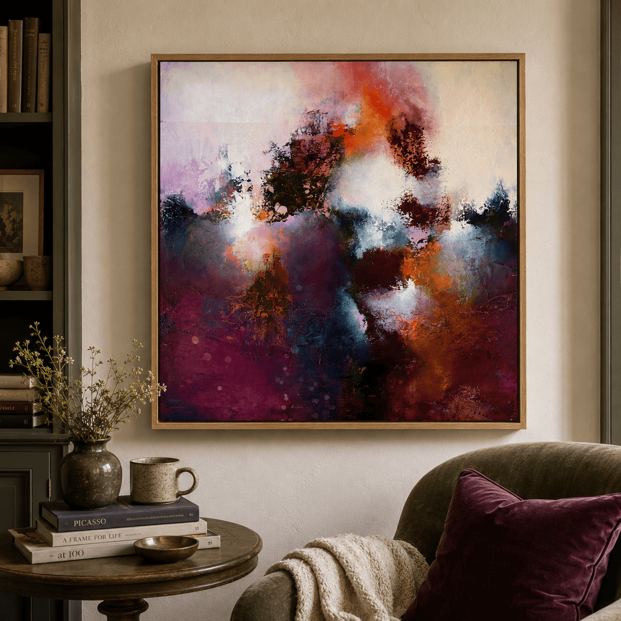 Sunrise Ruby | Framed Canvas Print