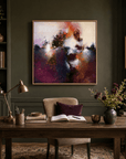 Sunrise Ruby | Framed Canvas Print