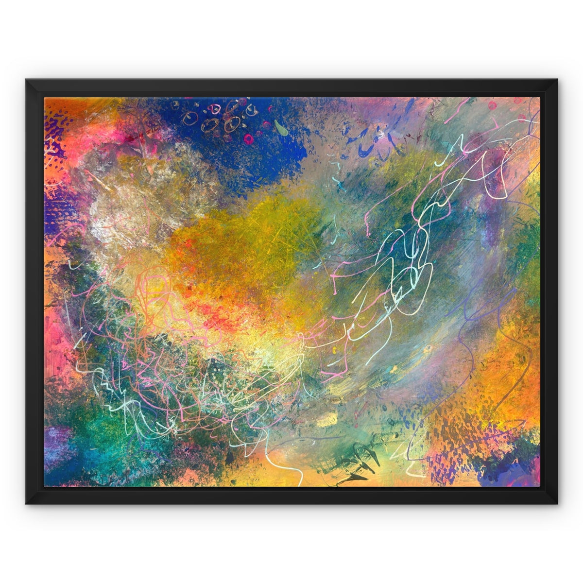 Unbridled Enthusiasm Framed Canvas