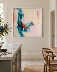 Courage original artwork in a premium white float frame — kitchen | Nicola Bird