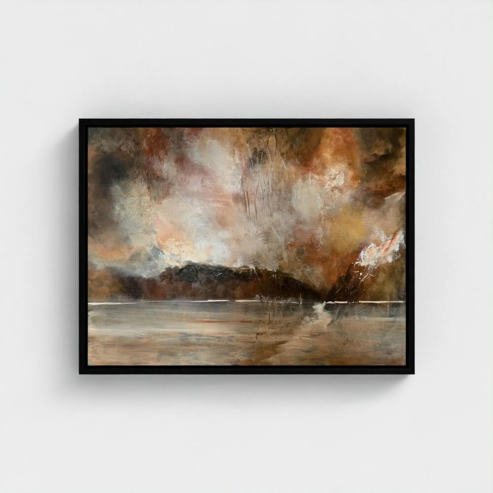 Where Heaven Meets Earth | Framed Canvas Print