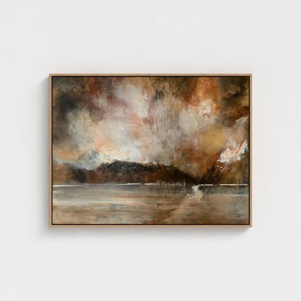 Where Heaven Meets Earth | Framed Canvas Print