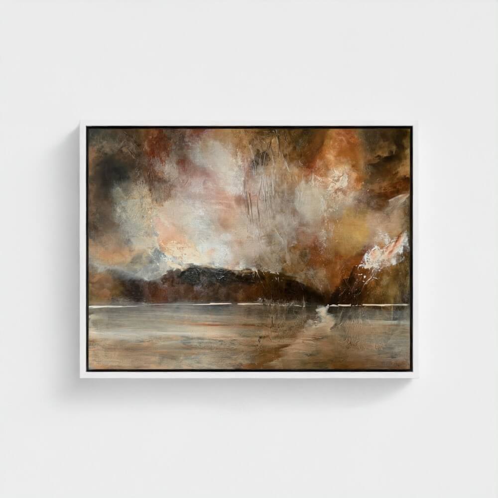 Where Heaven Meets Earth | Framed Canvas Print
