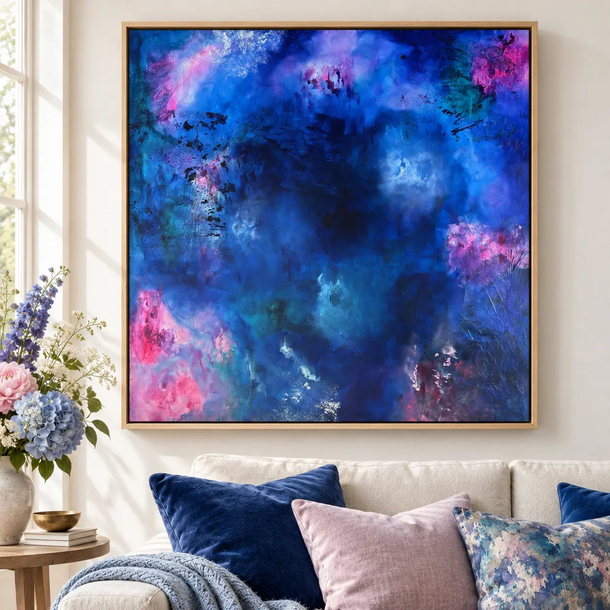 Nyx framed canvas print — tight hero