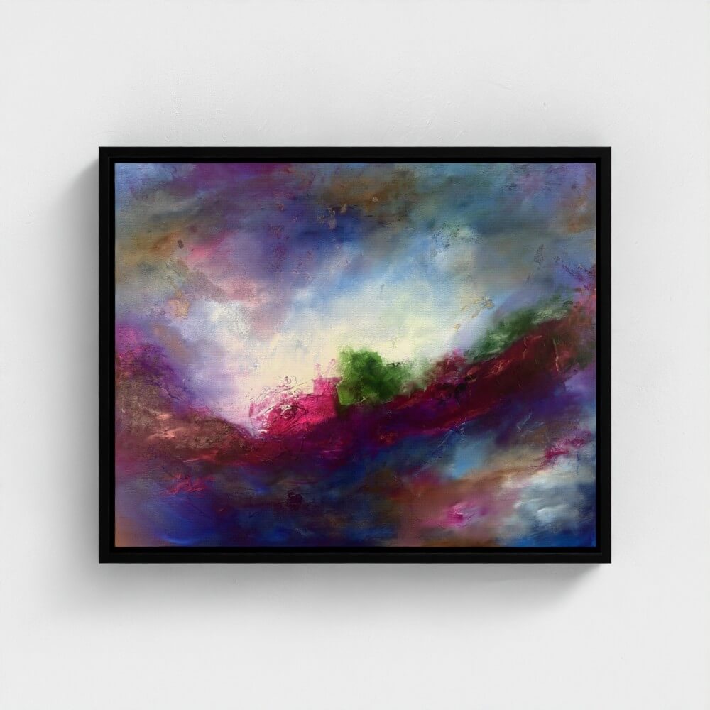 Moody Bitch | Framed Canvas Print