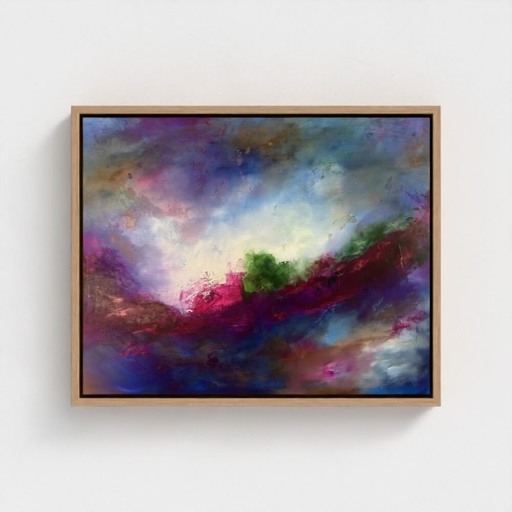 Moody Bitch | Framed Canvas Print