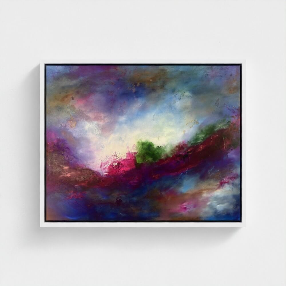 Moody Bitch | Framed Canvas Print