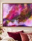 The Gift framed canvas print, close-up in a light-filled interior
