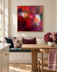 The Lover original artwork in an oak float frame — kitchen | Nicola Bird
